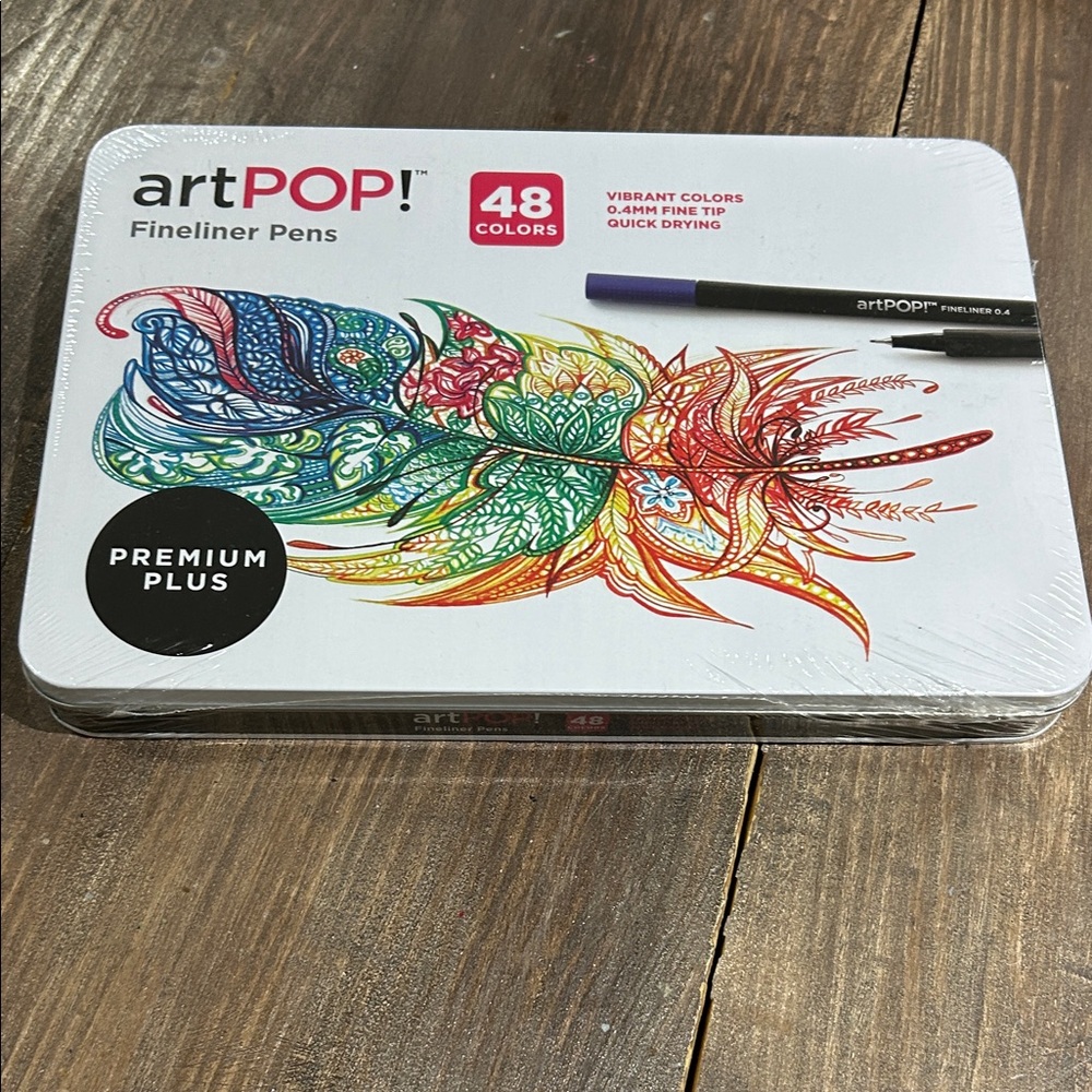 Fineliner Pens - 48 Vibrant Colors